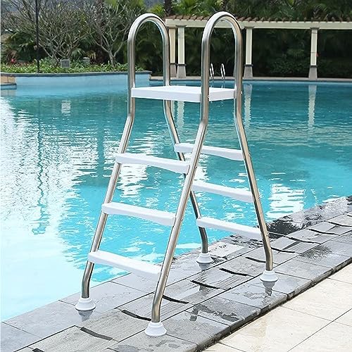 Escalera para Piscina Sobre Suelo 4 Peldaños Antideslizante miniatura 2