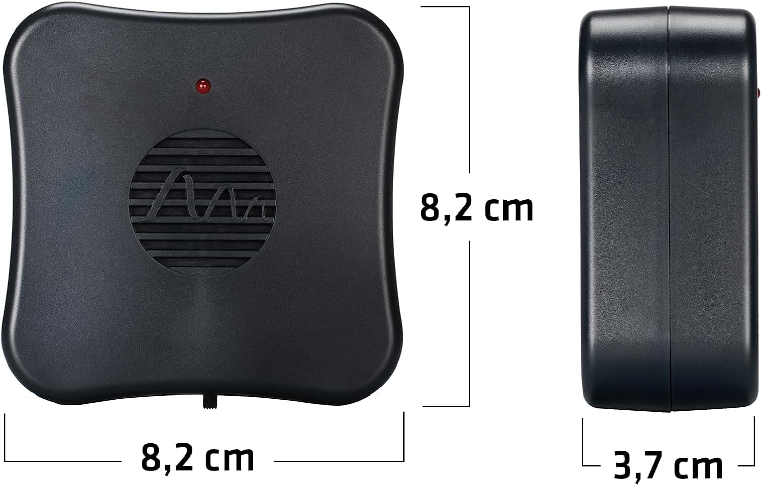 Gardigo® Ahuyentador de Ratas - Set de 3 | Ahuyentador de Ratones | Uso móvil Mediante Funcionamiento a Pilas | Área de acción hasta Aprox. 40 m² | Repelente Ultrasonico | Repelente Ratas, Ratones