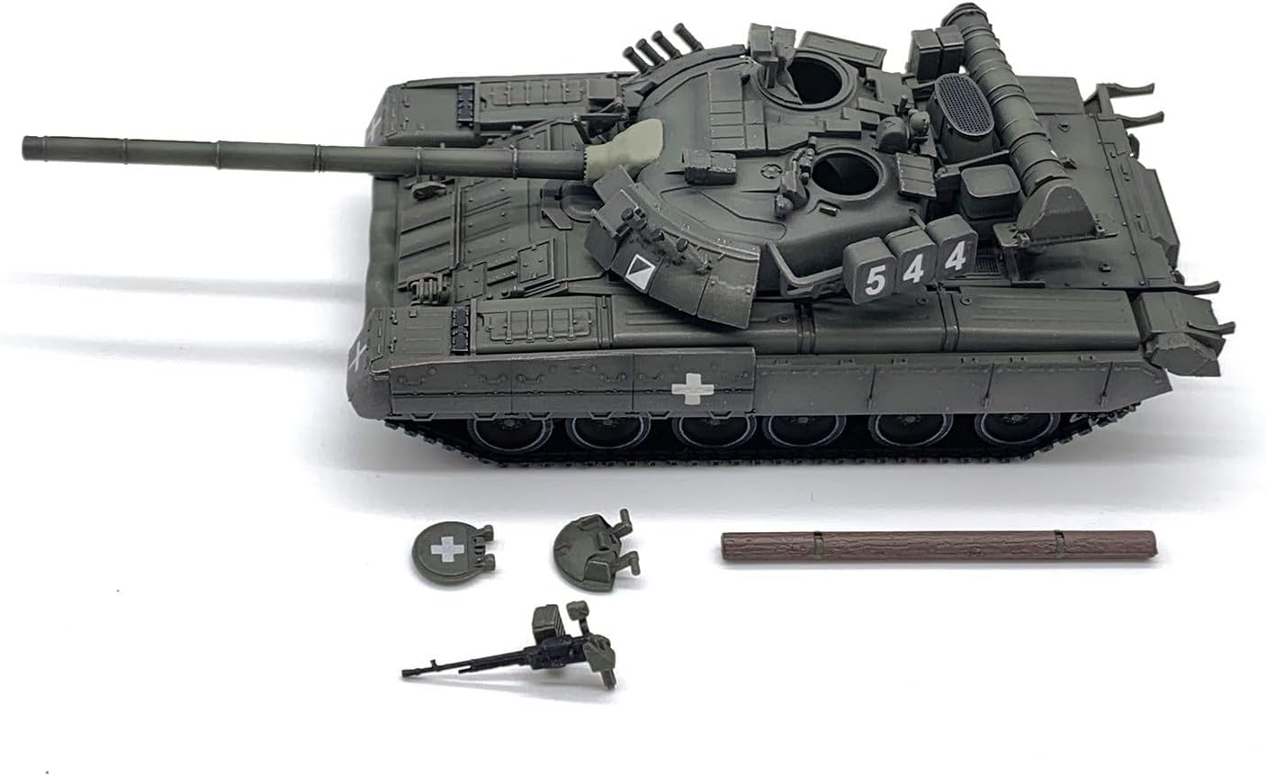 Realistic Tank 1/72 Scale Ukrainian T-80 and T-80U Main Battle Tank Plastic Model Kit Static Tank Model