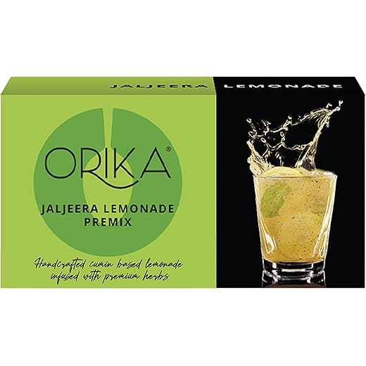 Orika Jaljeera Lemonade Premix 190g 10 Sachets Infused Wit