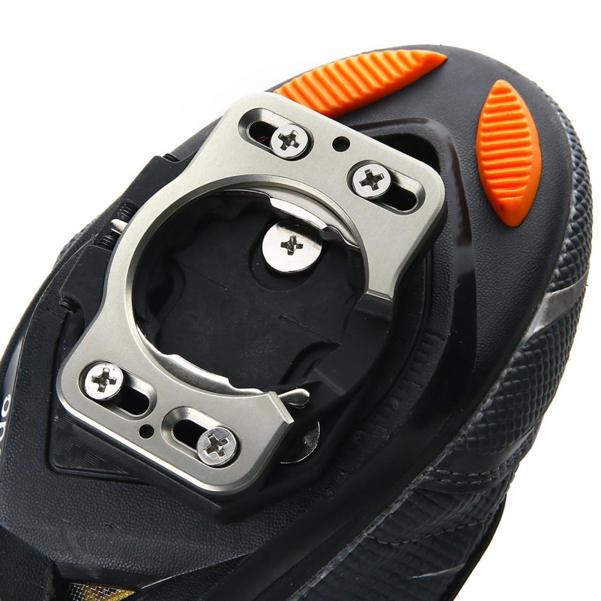 2pezzi Tacchetti Per Bici Da Strada Copripedali Da Ciclismo Adattatore Per Tacchette Sgancio Rapido Accessori Per Pedali Bicicletta Convertitore Per Tacche Piastra Per Scarpe Cicli