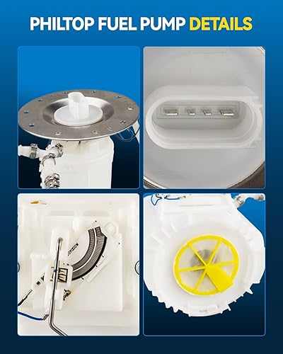 Miniatura 367 de PHILTOP Electric Fuel Pump Assembly Fits For Chevrolet S10 1985-1991, GMC S15 1985-1990, GMC Sonoma 1991, GMC Syclone 1991, SP06B1H