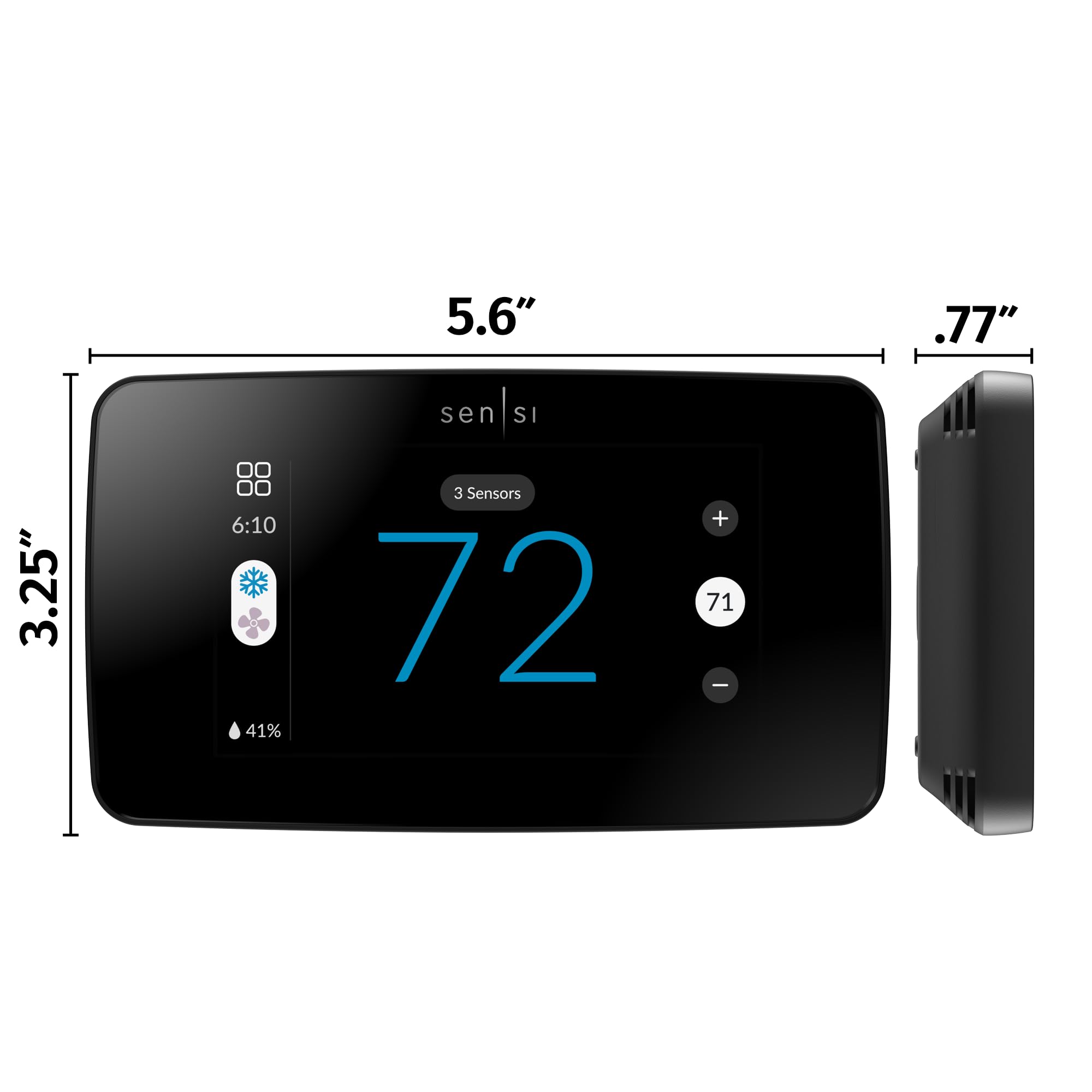 Sensi Termostato inteligente Touch 2 Wi-Fi, Alexa, certificado Energy Star, ST76