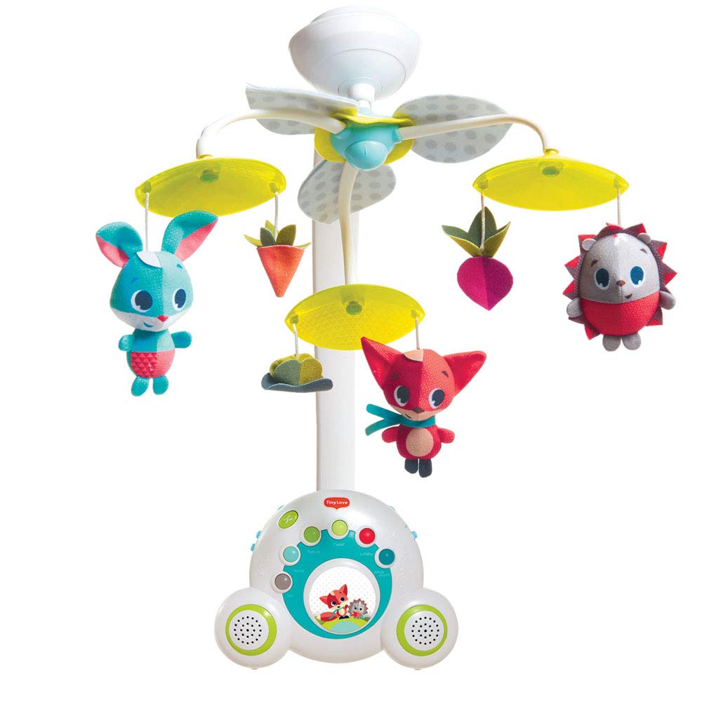 Tiny Love Mobile Musical Soothe ’n Groove, 18 Mélodies, dès la Naissance, Collection dans la Prairie