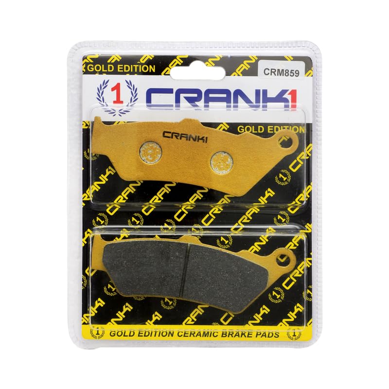 Image of Ceramic Brake Pads Compatible For KTM 390 Adventure (2025 Onwards) | Front | CRM859 | 1 Set | Smooth Braking | Heat Resistant | Long Life | Disc Friendly