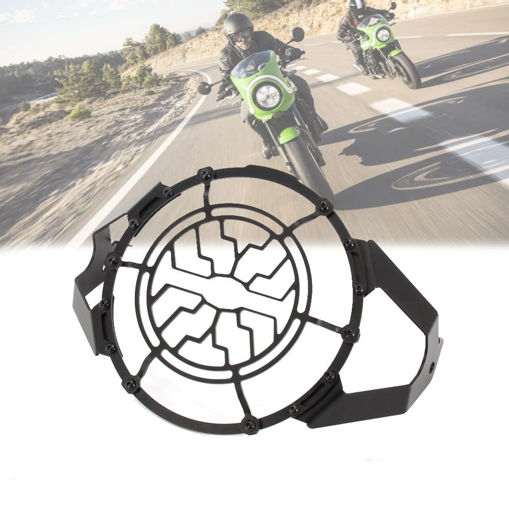 BAFAFA Motorrad Scheinwerfergrill Scheinwerfer Abdeckung Für Für Z900RS 2017 2018 2019 2020 Für Z900RS Für Z900RS Motorrad Scheinwerfer Scheinwerfer Schutzfolie