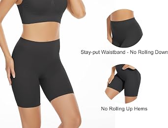 Seamless Slip Shorts Women's Smooth Slip Panties for Under Dresses