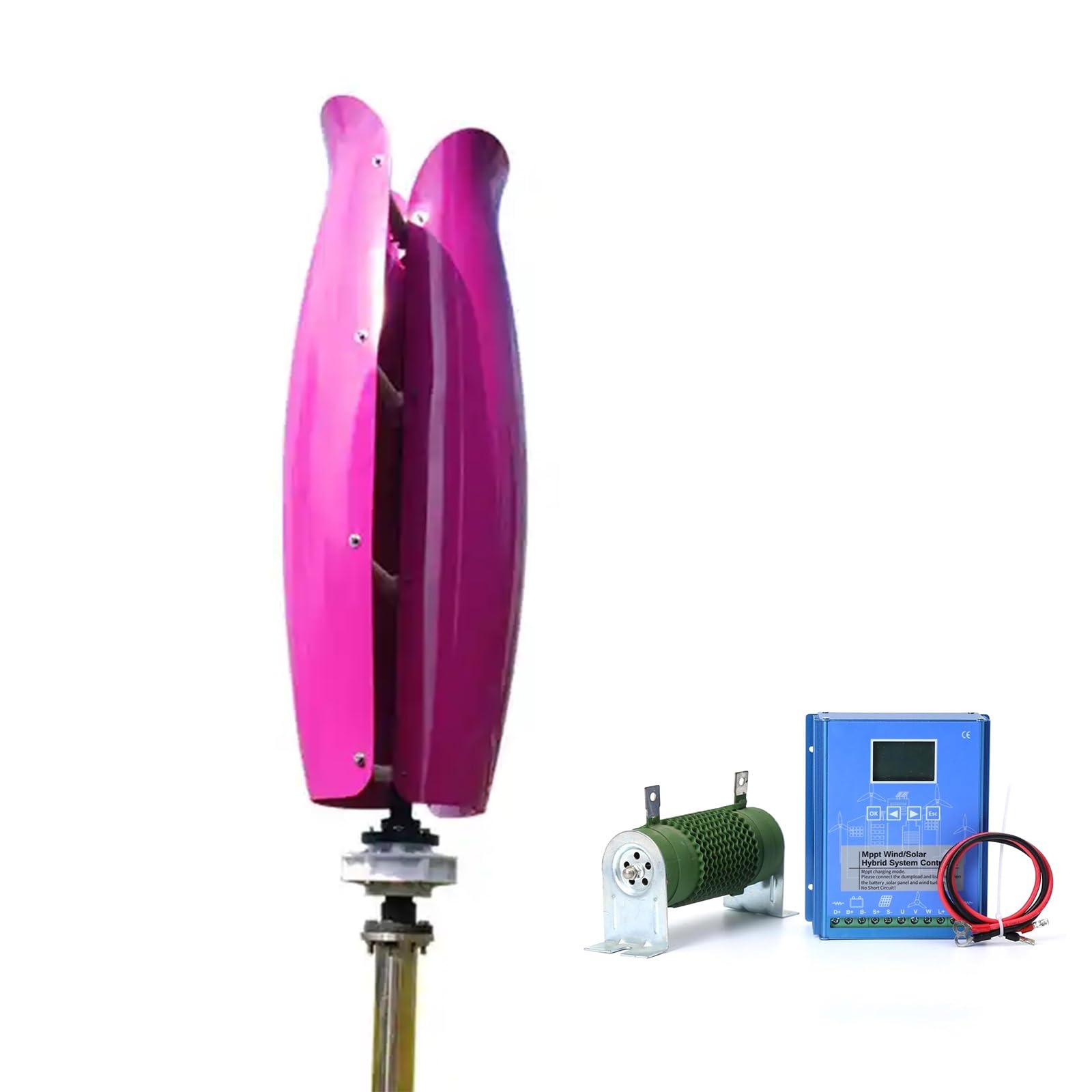 【ウータロ】速達 Amazon.com: OLONETO Tulip Type Vertical Wind Turbine 1500W Small