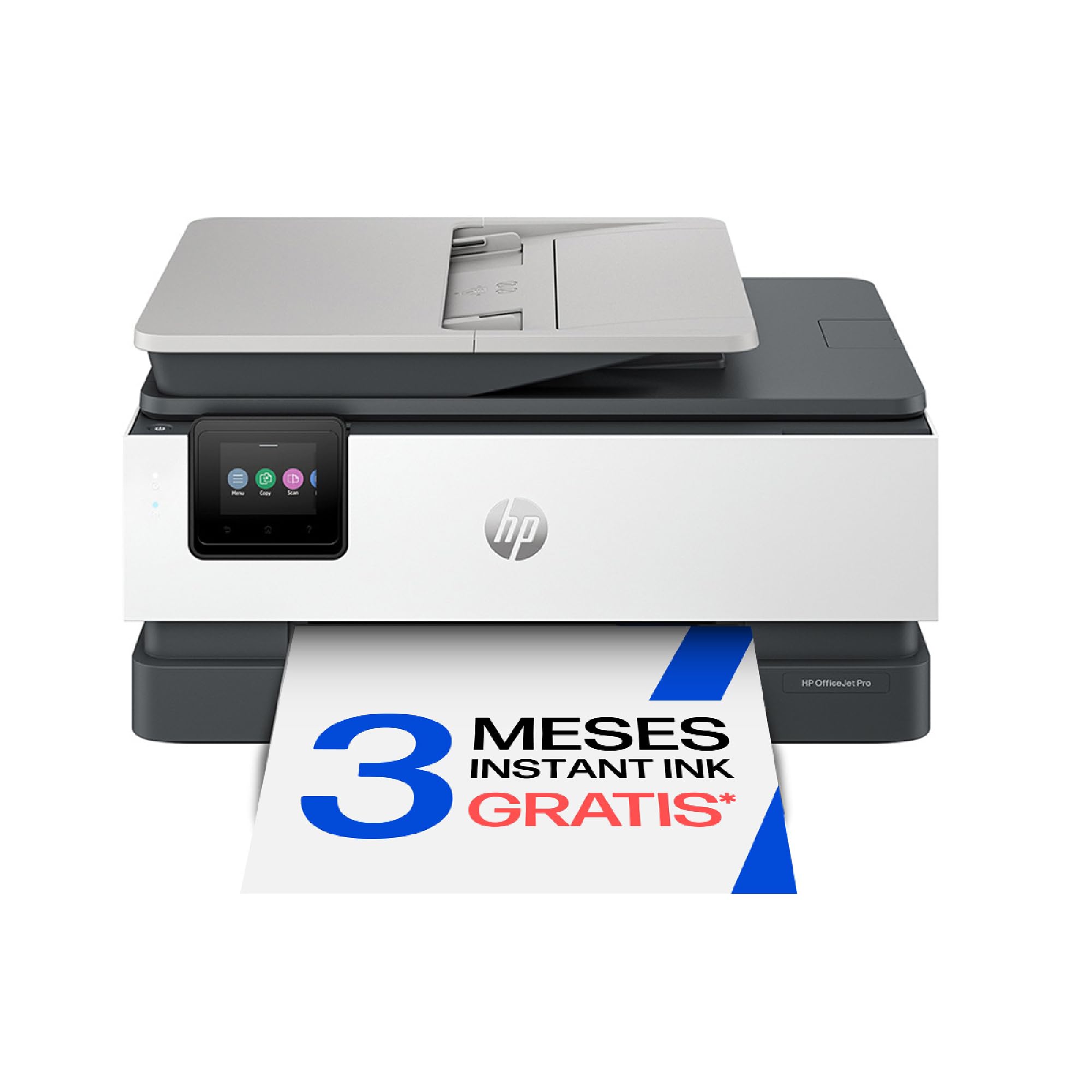 HP OfficeJet Pro 8132e, Impresora multifunción Profesional de inyección de Tinta A4 a Color, Copia, Escáner, Fax, Wi-Fi, Impresión a Doble Cara automática, 20 ppm, 3 Meses Instant Ink, Gris