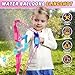 HYES Water Balloon Launcher Slingshot with 12 Reusable Water Balloons, 1 Storage Bag, Water Balloons Quick Fill for Kids Girls Teens Adults, Summer Gift Toys Games for Outdoor Fun, Pink