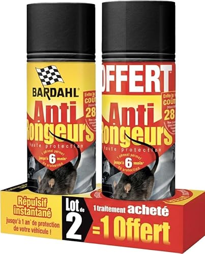 Anti-rongeurs répulsif BARDAHL 400ml 1+1 OFFERT