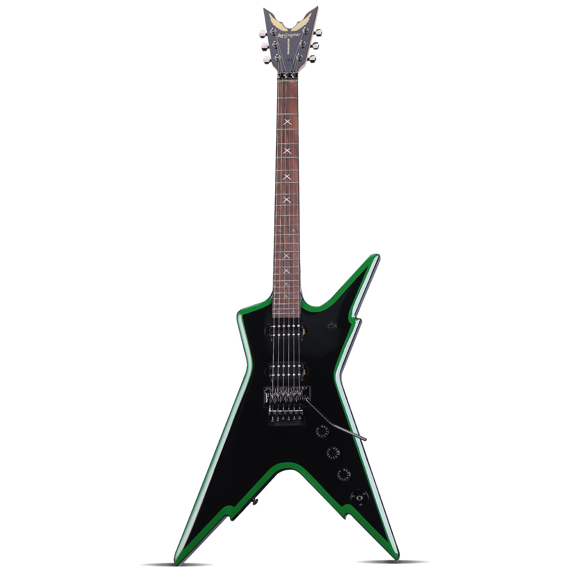 Leo Jaymz Diminator Electric Guitar, 24-Fret Solid Mahogany Body
