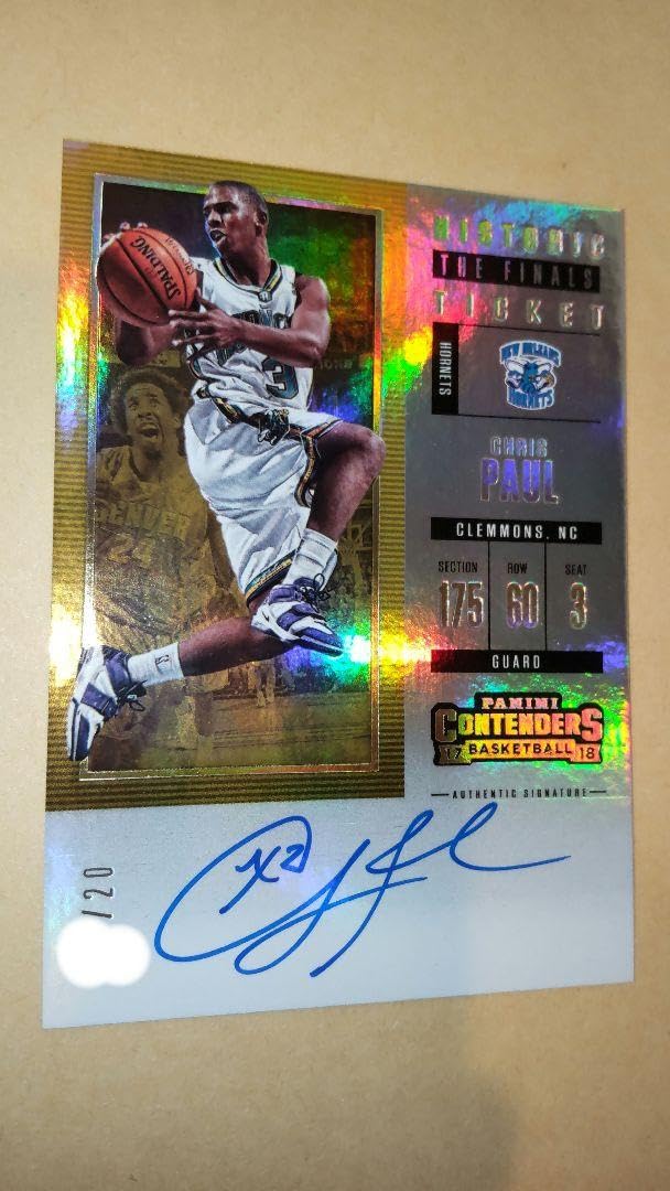 クリス・ポール直筆サインカード ナンバー1ポイントガード