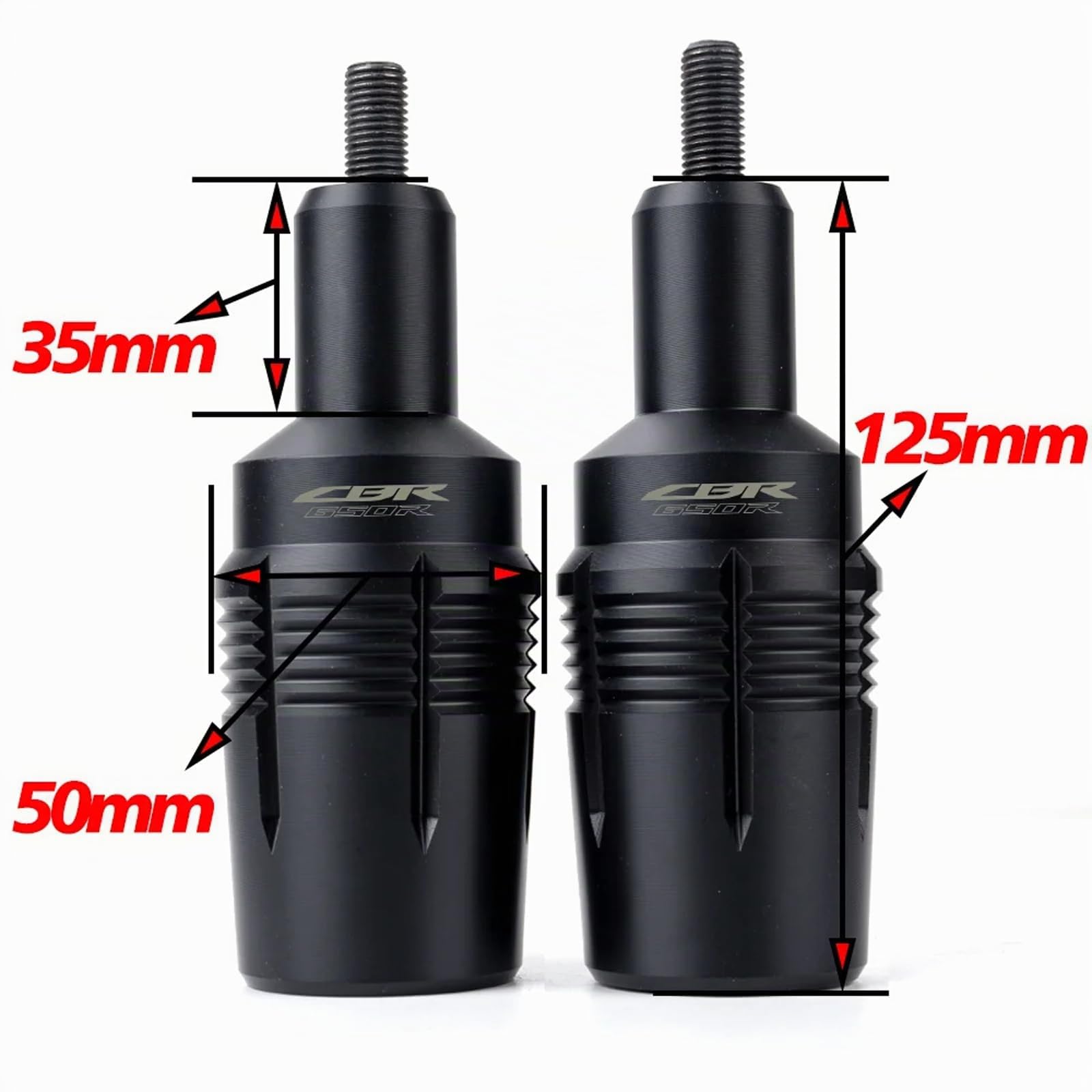 para CB650R CB 650R CBR650R 2019-2023 CB500X CB500F 2013-2023 Accesorios Moto Almohadillas Parachasis Protección Motor Protección Anti-caída Bloque (CBR650R)