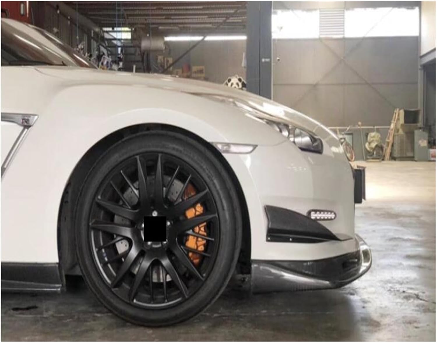 日産 GTR R35 2012-2016 リアルカーボンファイバーバンパーフロント 