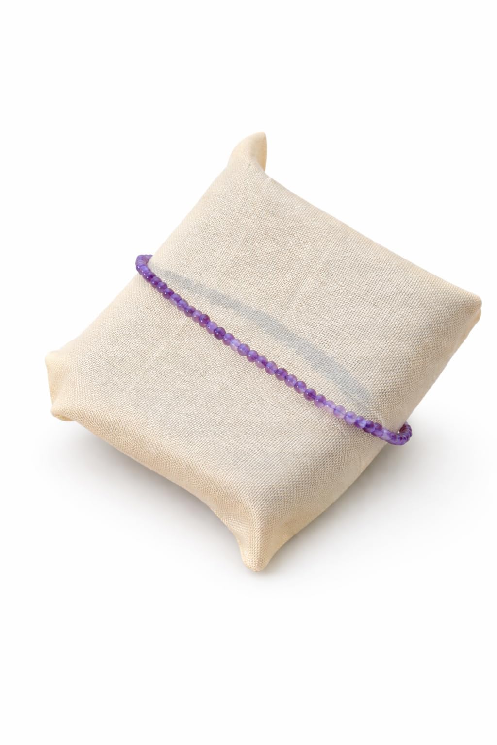 Natural Amethyst Stone Bracelet Hand & Leg Wear Healing & Protection Crystal Unisex Purple Gemstone for Men & Women-image-11