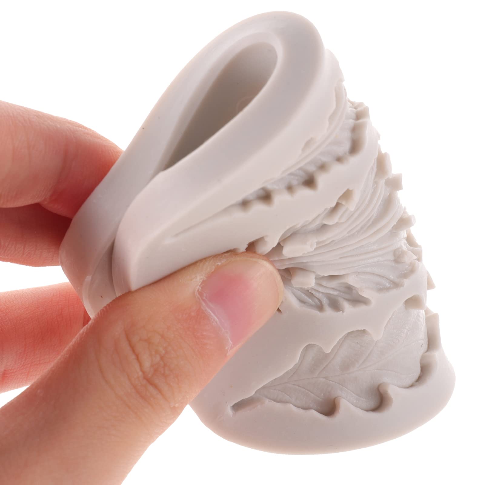 PRETYZOOM Lot De 5 Moules À Bonbons En Silicone Motif Feuille De Chocolat Pour Décorations De Pâtisserie (2 Pièces X 5)