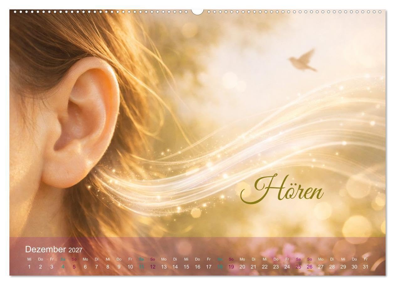 Sinnesmomente - Eine Reise durch die Wahrnehmung (hochwertiger Premium Wandkalender 2027 DIN A2 quer), Kunstdruck in Hochglanz: Dieser Kalender feiert ... allen Sinnen zu genießen. (CALVENDO Menschen)