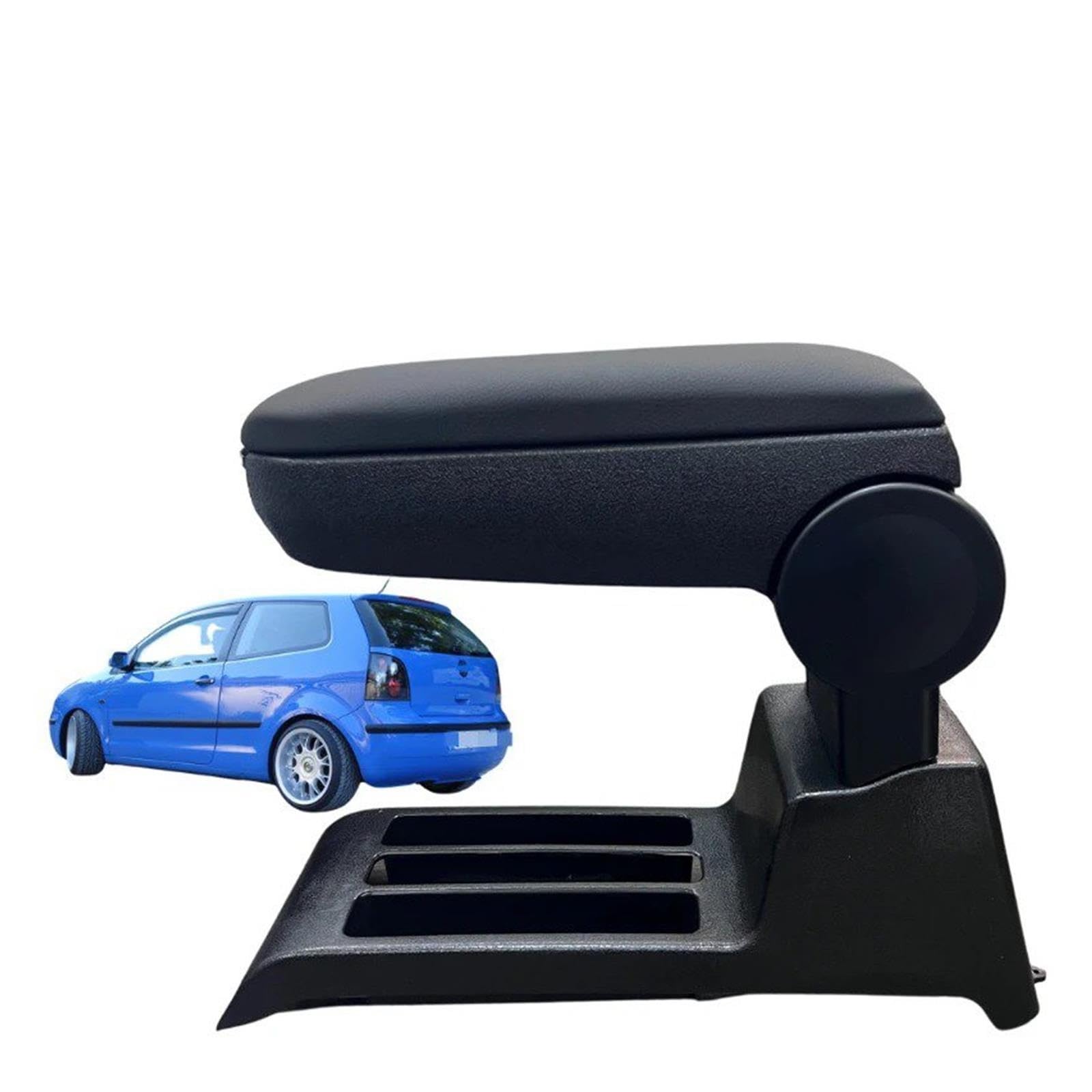 Per POLO 9N 9N2 9N3 2001-2009 Bracciolo Portaoggetti Console Centrale Auto