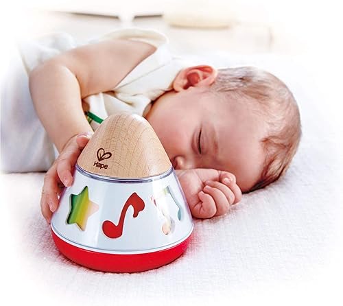Miniatura 2 de Hape E0332 - Caja de música giratoria para bebé, gira y reproduce la música, no necesita batería, 15.7 x 15.7 in, multicolor