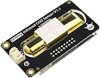Vista 1 de DFRobot Gravedad: Sensor infrarrojo analógico de CO2 para Arduino (400 ~ 5000 ppm)