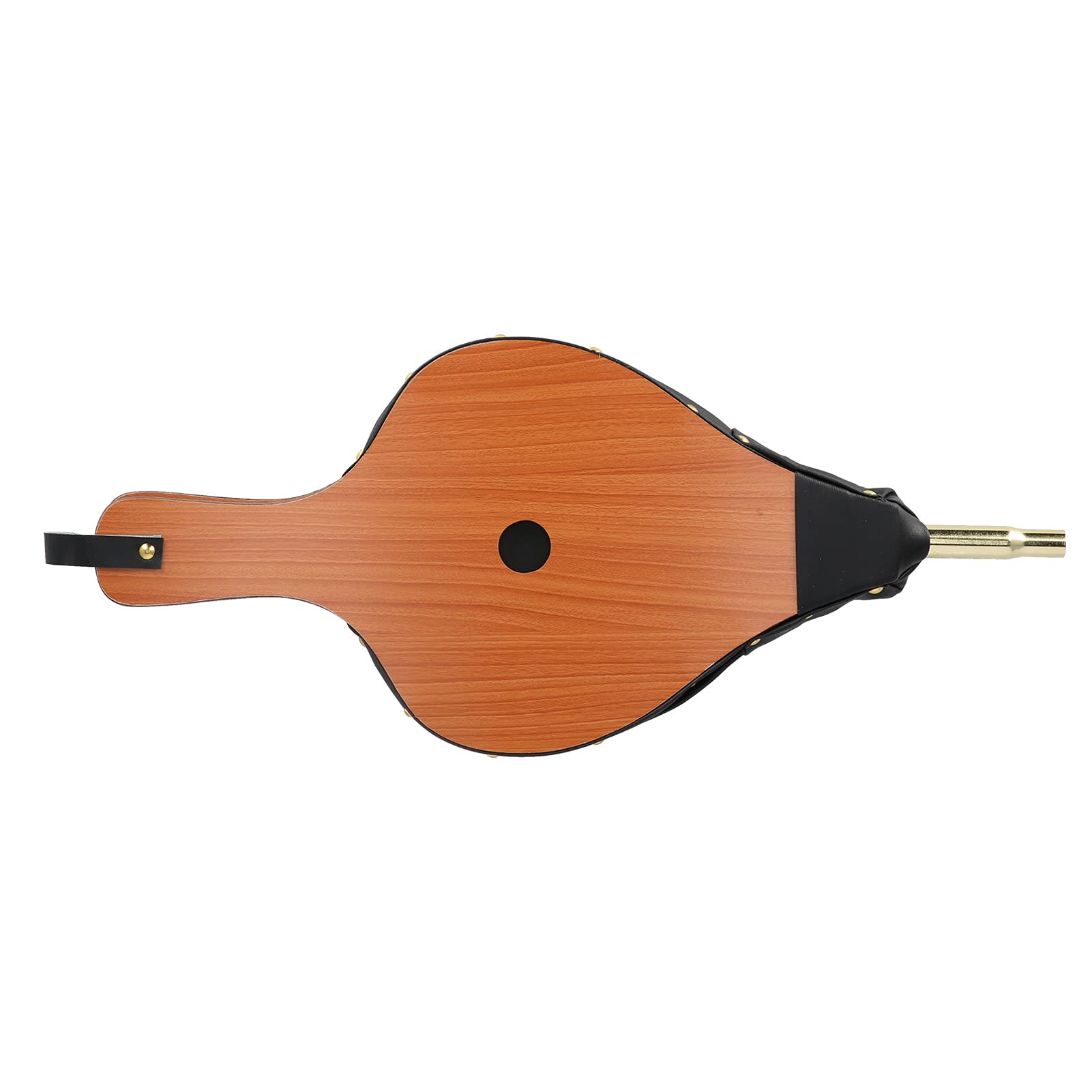 Soffietto per Camino, Soffietto per Camino in Legno in Pelle 17.9X7.8In, Grande Soffiatore di Fuoco, con Manico Lungo per Sling per Barbecue da Campeggio All'aperto