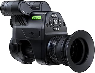 Night Vision Scope Monocular for Hunting,Dual Infered 940nm and 850nm,Red Dot,350 Meter Distance,3 Light Level,10X Magnification,Rechargeable 3200mAh Battery,Picture,Auto Record,Wifi,App - OWLNV