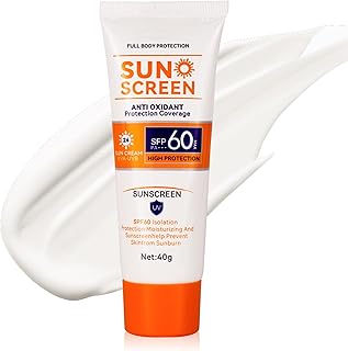 Protector solar para cuerpo y cara, SPF 60, t...