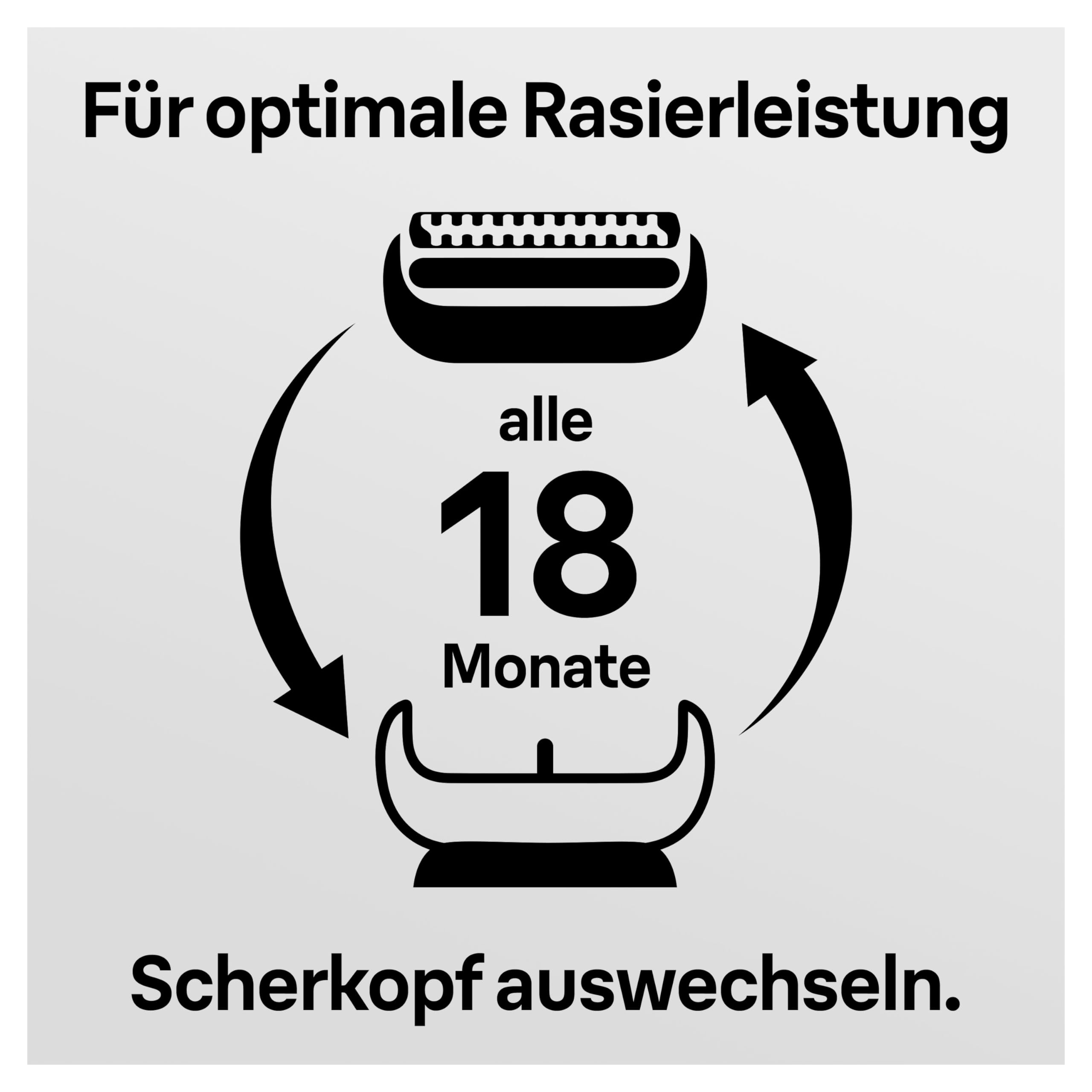 Braun Series 7 Scherkopf 70S Silber Original Ersatzteil Rasierer Zubehör Made in Germany