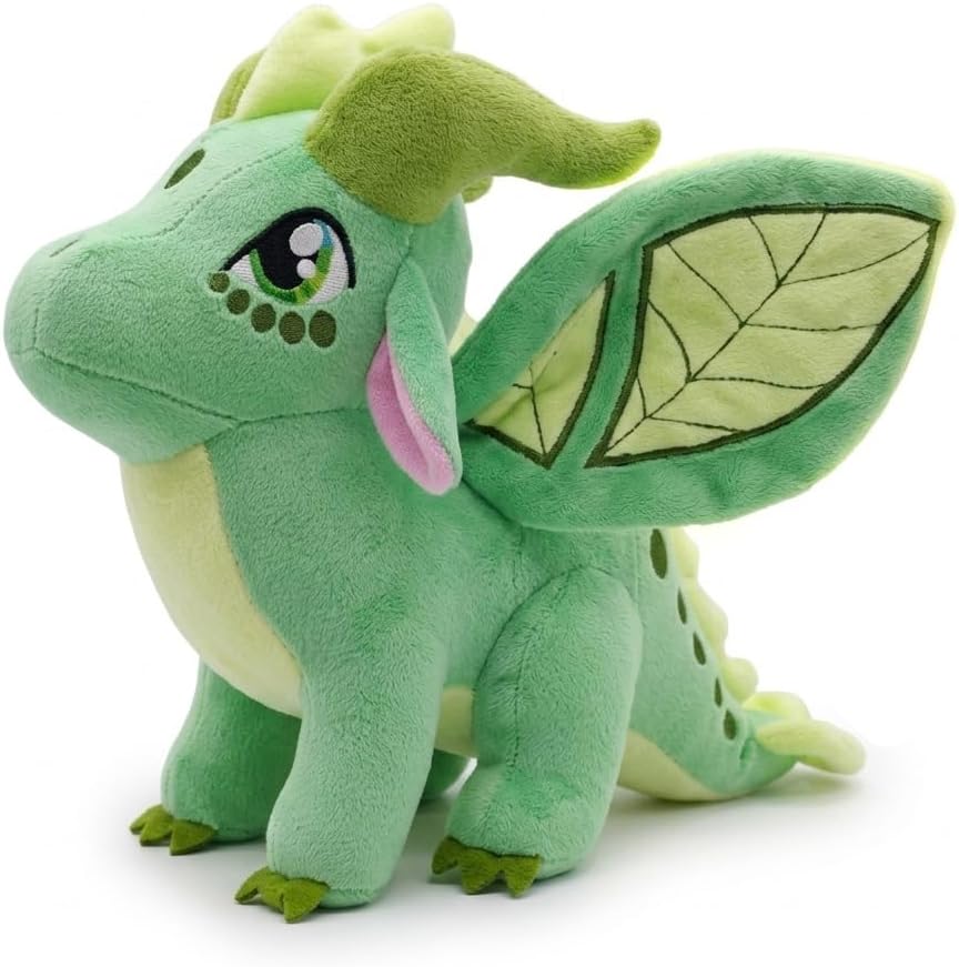 EASELR Wings of Fire Dragon Peluche Suave 12in - leafwing