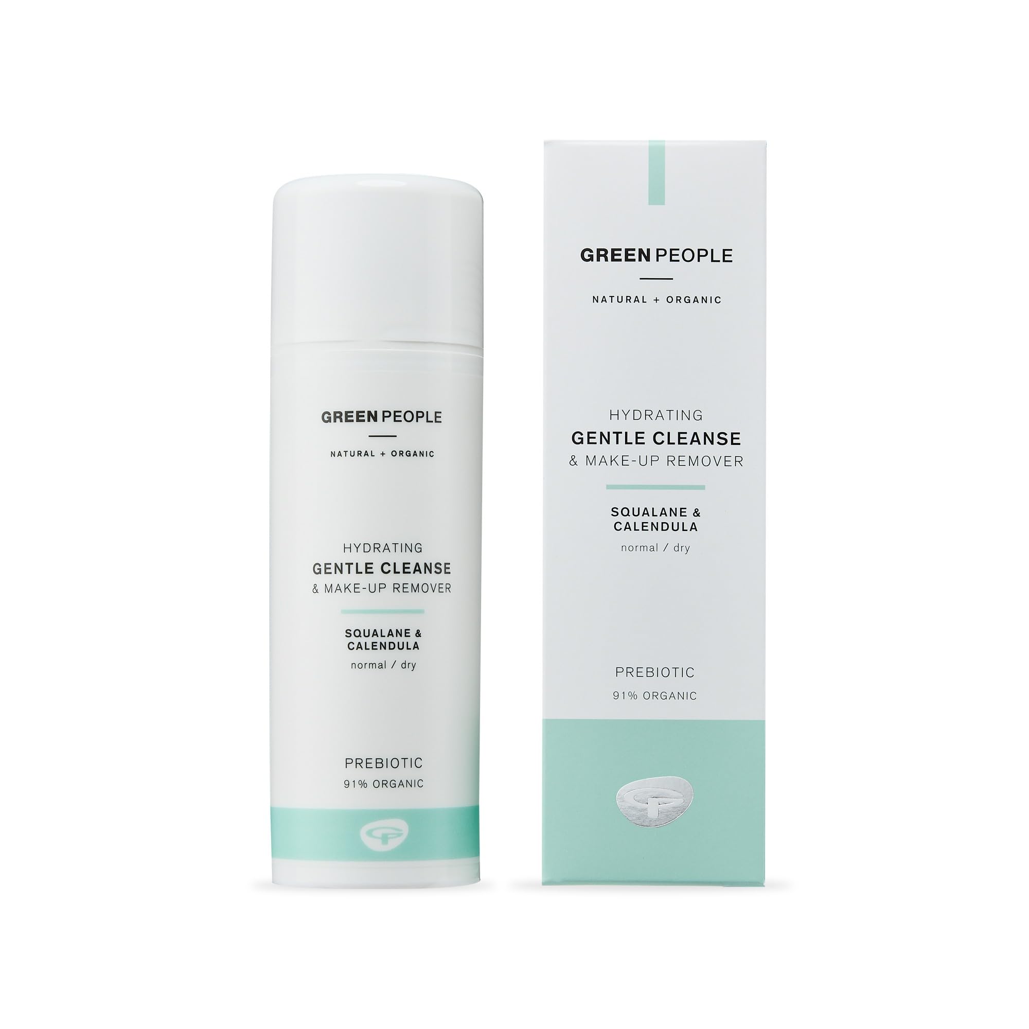 Green People Gentle Cleanse & Make Up Remover - Natural & Organic - With Calendula & Squalane (Derived from Olives) - SLS & Alcohol Free - Vegan & Cruelty Free, 150ml