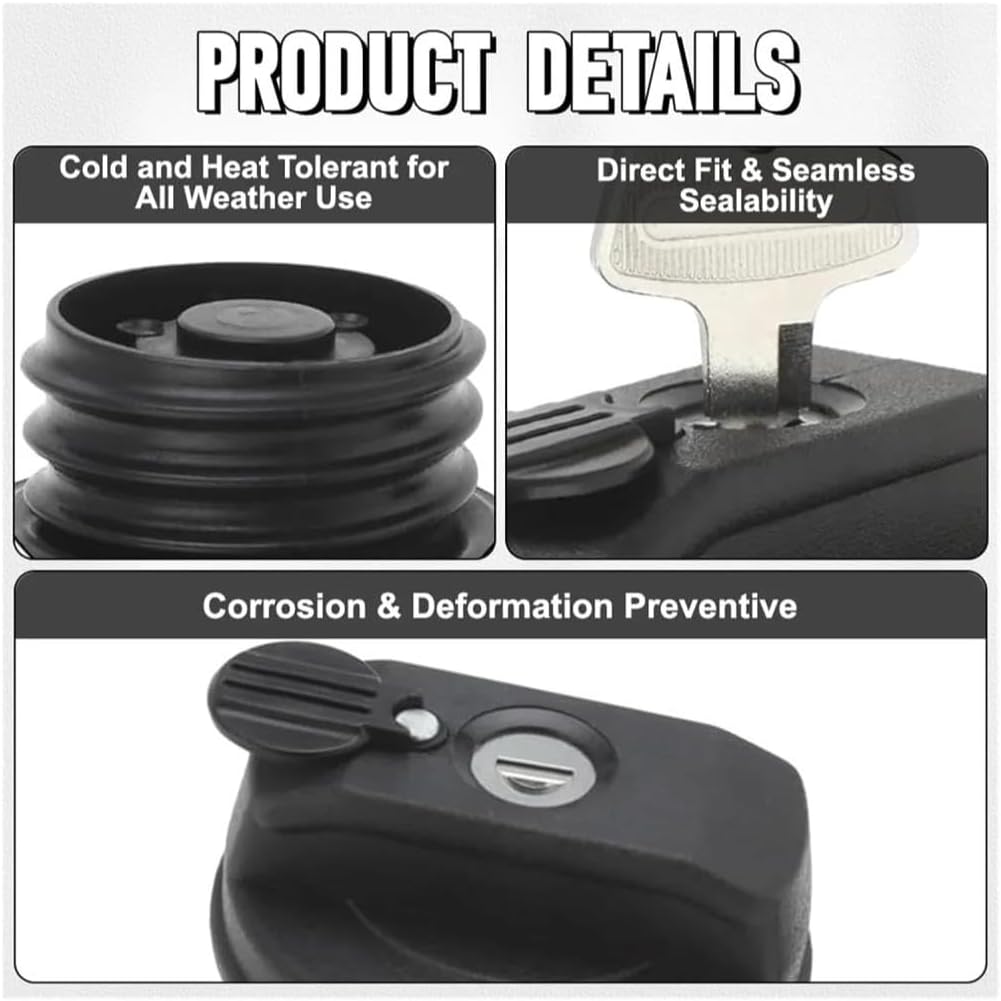 Gas Cap, Fuel Cap for Cfmoto for Cforce 450 520 550 625 800 850 1000 Eu4 Eu5 Car Locking Gas Fuel Tank Lock Cap with Keys 7020-010120