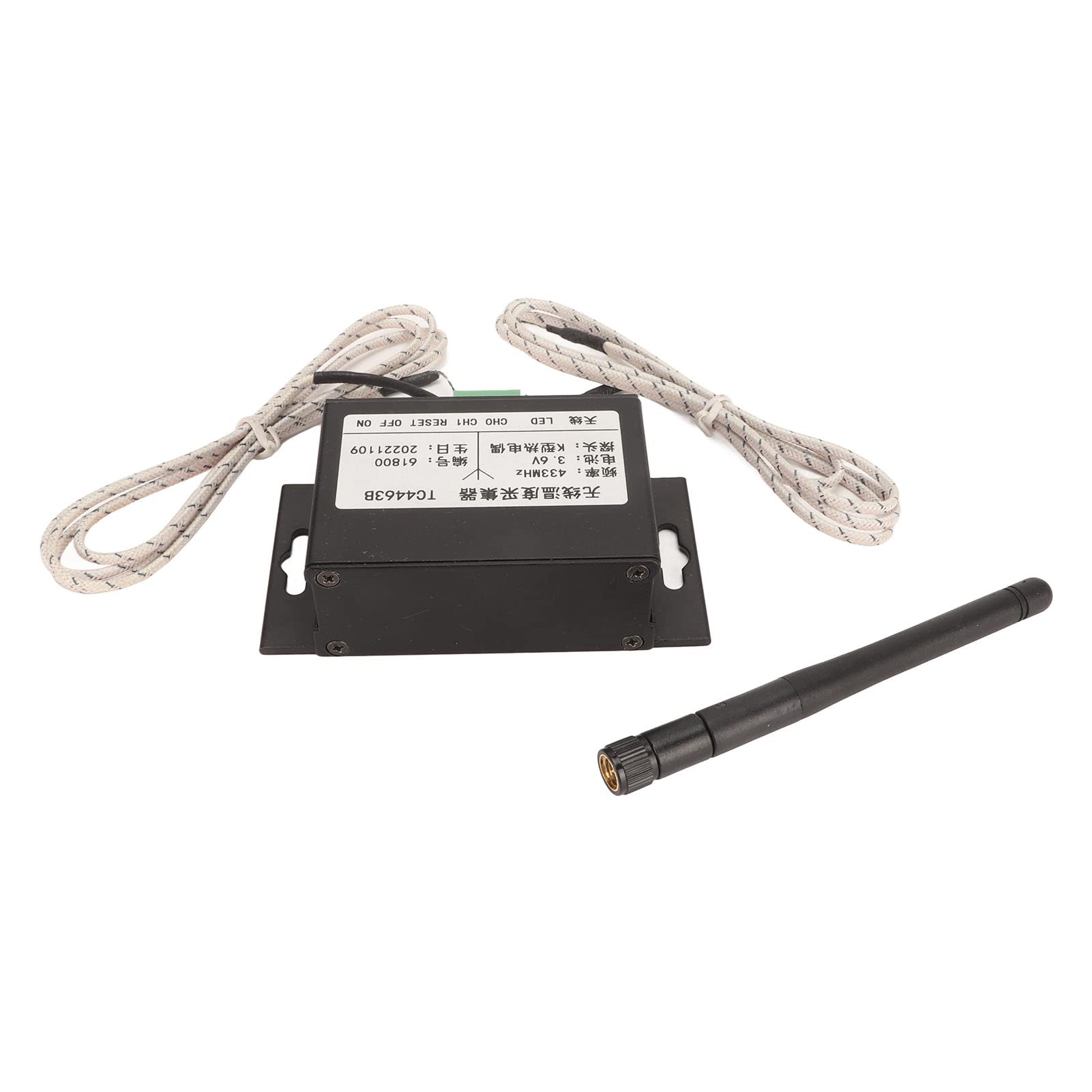 Lazmin112 Capteur de Température Fil, RF 433 MHz 200 Bdevice accepté 1200mAh Batterie IoT Thermodector pour la Transmission des Données, Fabrication de l'industrie Adaptée