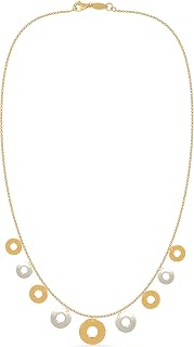 Jewels 22K BIS Hallmark 916 Rhodium Spheres Gold Fancy Necklace