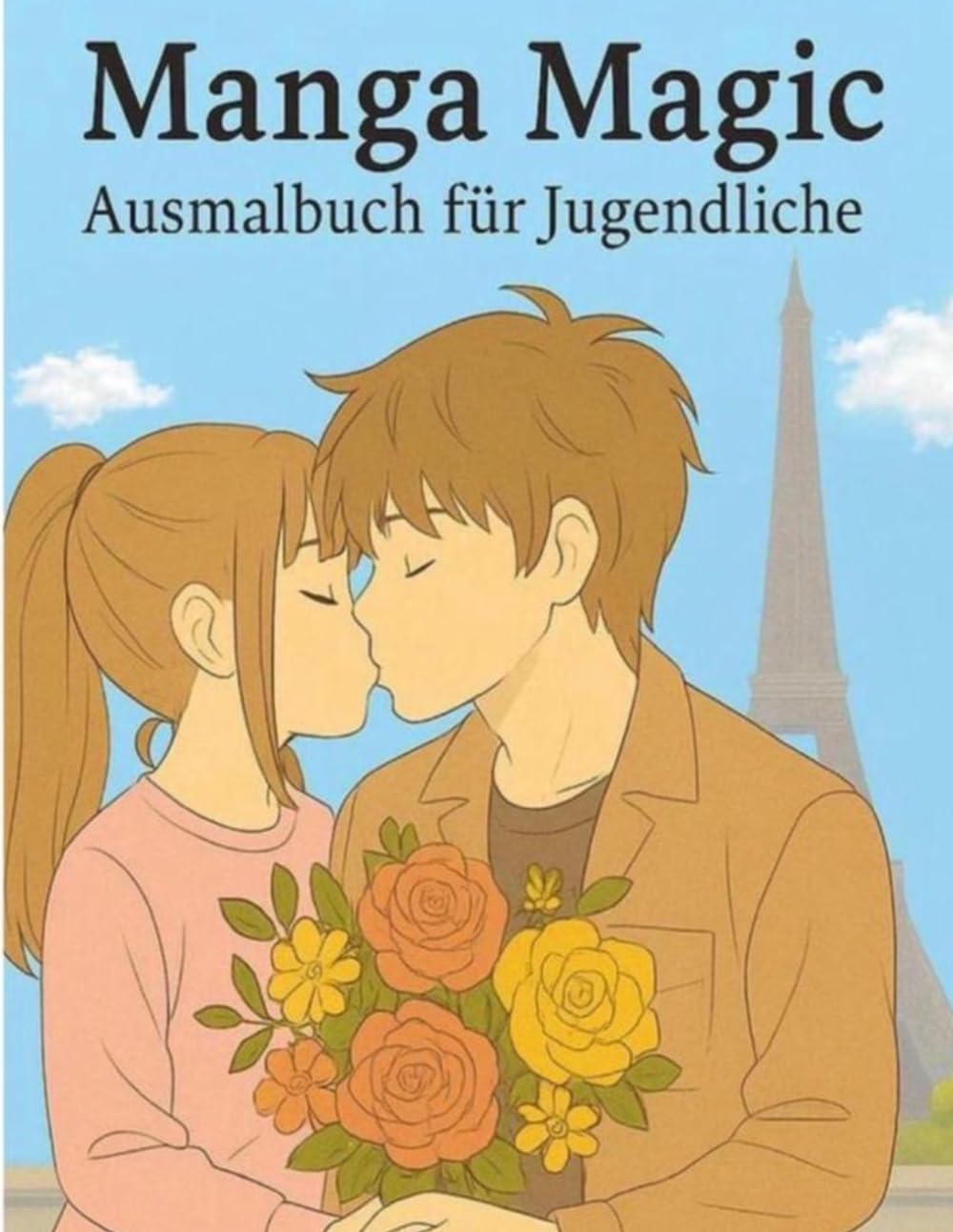 Manga Magic: Ausmalbuch für Jugendliche