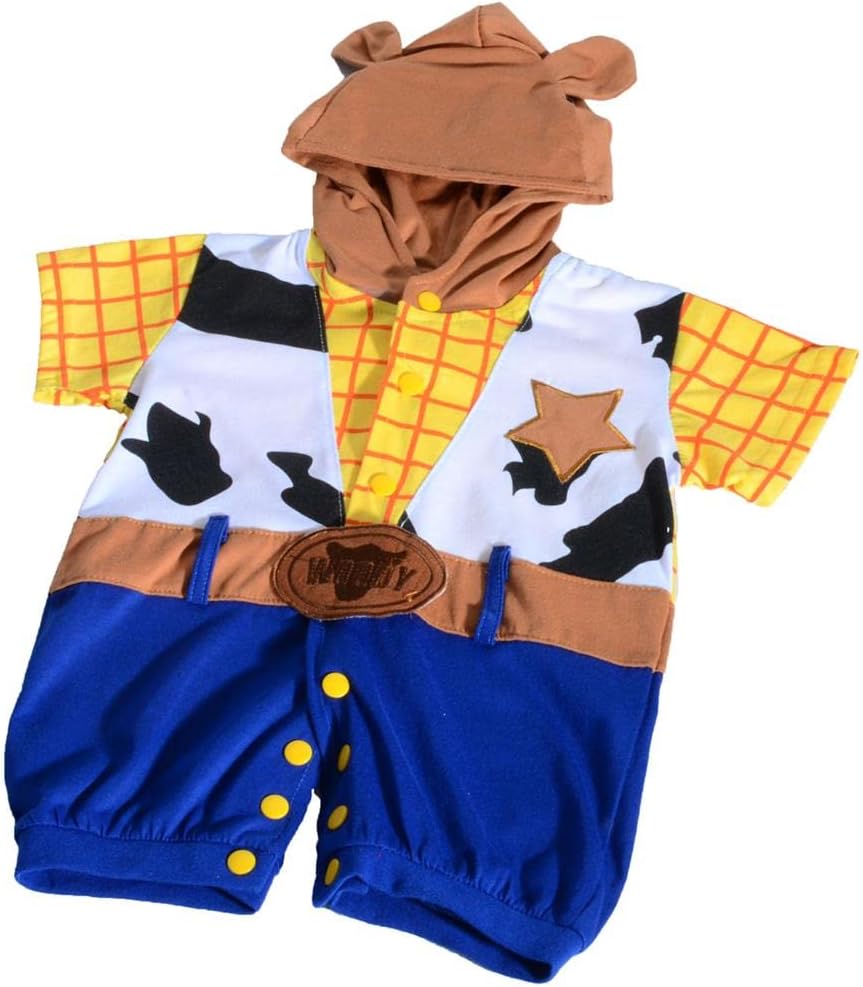 Lito Angels Baby Boys and Girls Cowboy Cowgirl Bodysuit Romper Onesie Infant Halloween Costume Birthday Party Fancy Outfits