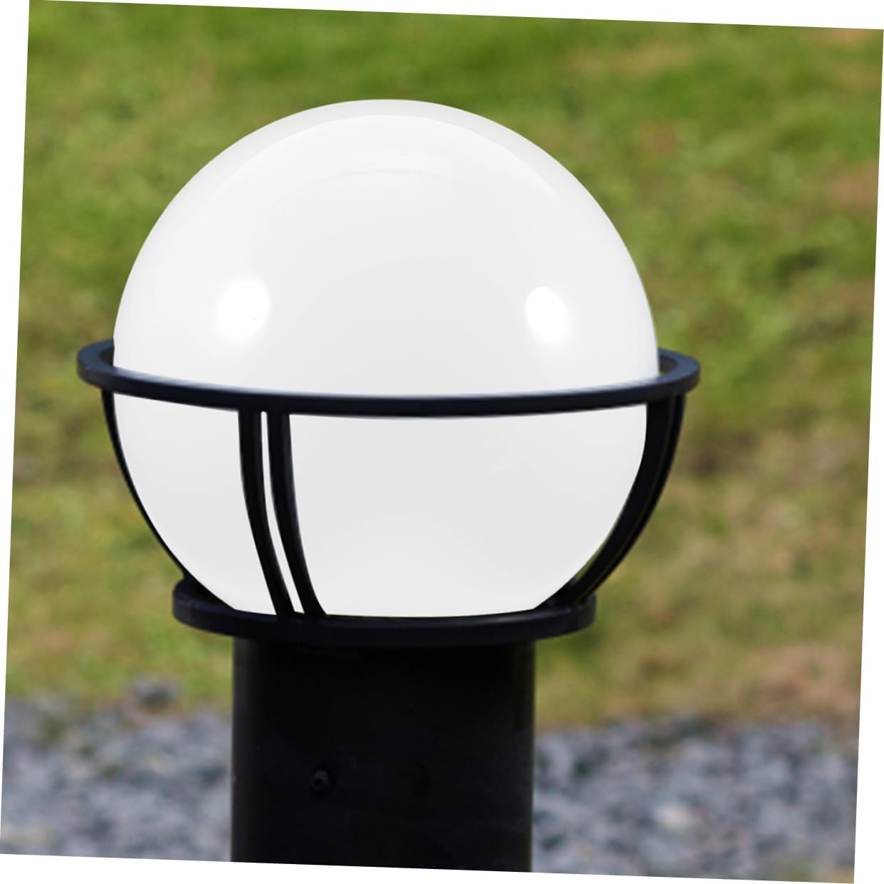 Cabilock 2PCS Acrylic Spherical Lamp Shade Replacement Outdoor Globe Light Covers for Wall Fixtures Waterproof and Sturdy Design for Garden and Patio Lighting
