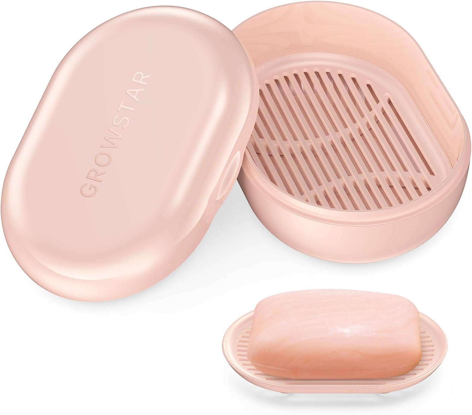 INIUNIK Travel Soap Container, 2 Pack Bar Soap Holder