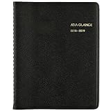 At-A-Glance 2018-2019 Academic Year Weekly Planner / Appointment Book, Medium, 6-7/8 x 8-3/4, Black (7095805)