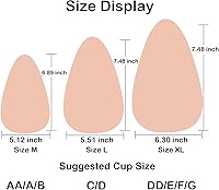 Vista 3 de Sujetador adhesivo adhesivo de levantamiento de senos invisible para copa A-E pecho grande