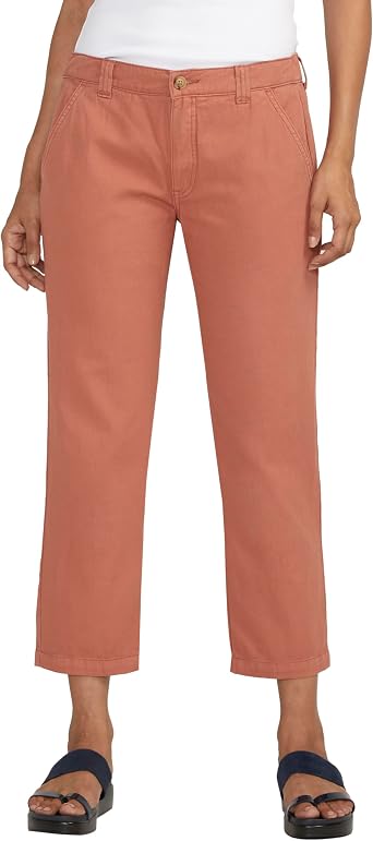 Jag Jeans Womens Chino Tailored Cropped Pants - Legacy