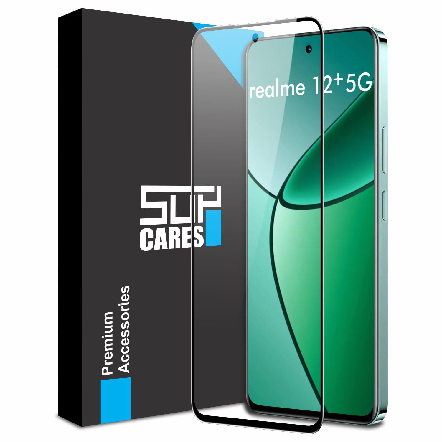 SupCares Edge To Edge Tempered Glass For Realme 12+ 5G, Realme 12 Plus 5G, Realme P1 5G, Realme Narzo 70 5G And Realme Narzo 70 Pro 5G (6.67 Inch) With Easy Self Installation Kit | Black (B0CZ78RYRP) Amazon Price History, Amazon Price Tracker