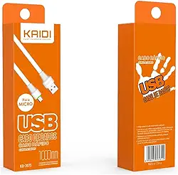 Cabo de Dados Micro USB V8 KAIDI KD-307s 1 metro
