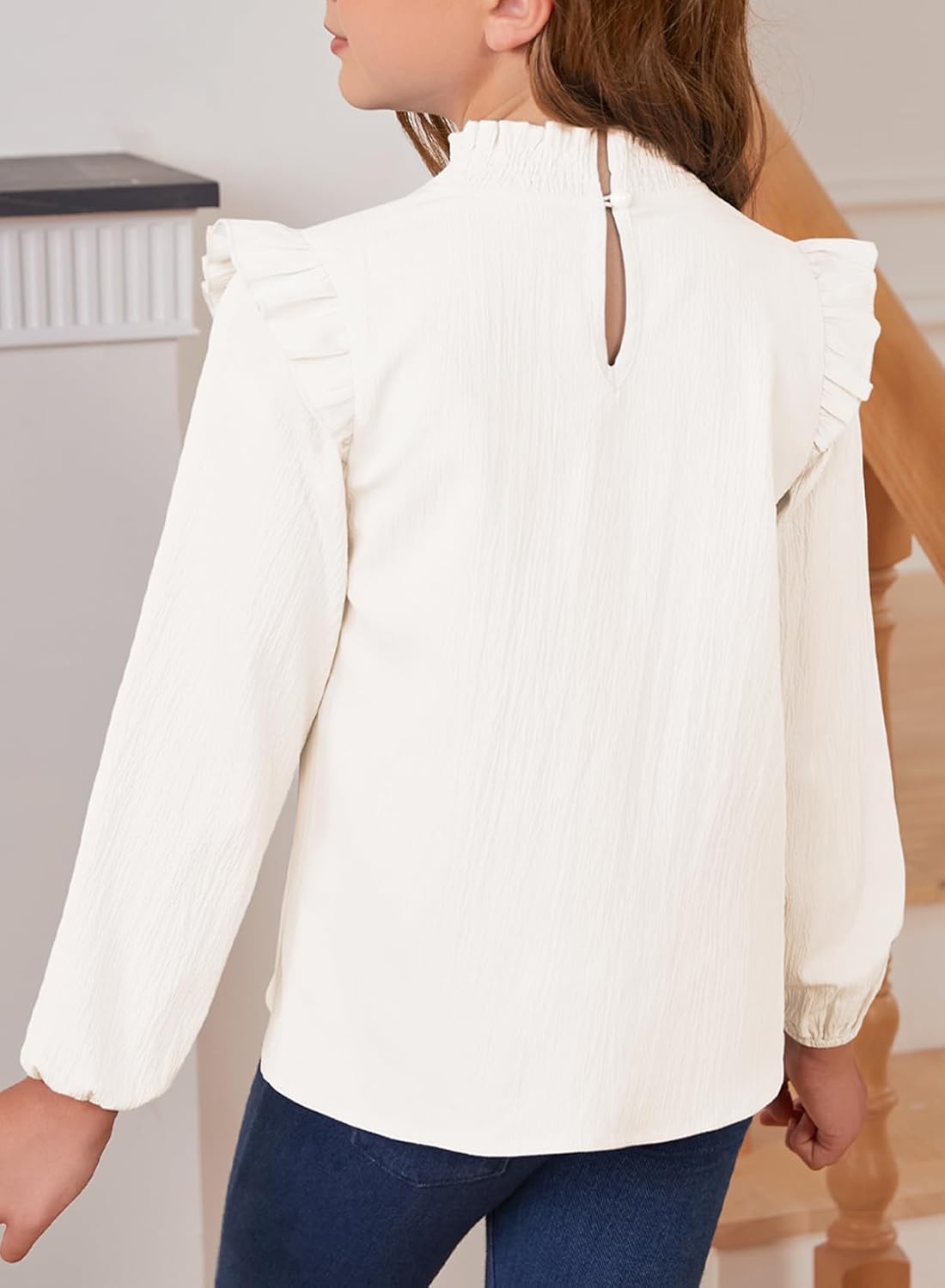 blibean Girl Elegant Tops Semi Formal Blouses Size 6-15 Years - Image 6