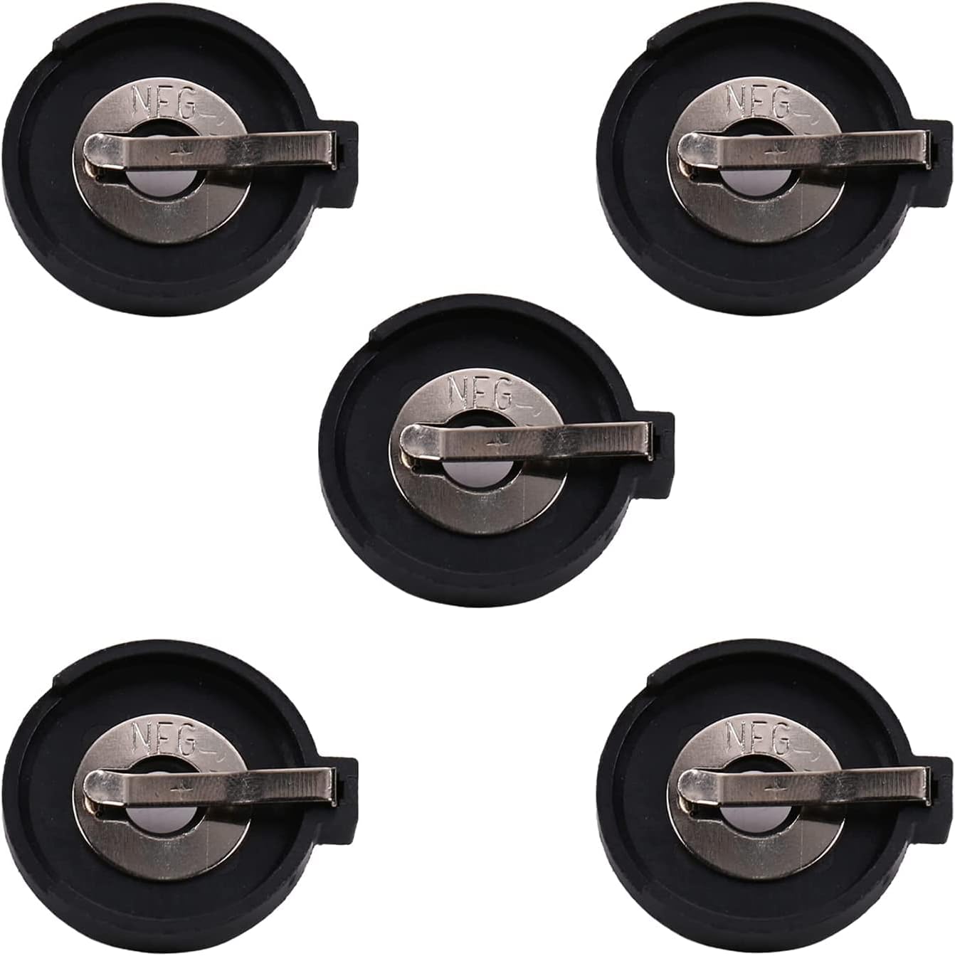 Fielect 5Pcs CR2430 Coin Button Battery Holder Case Coin