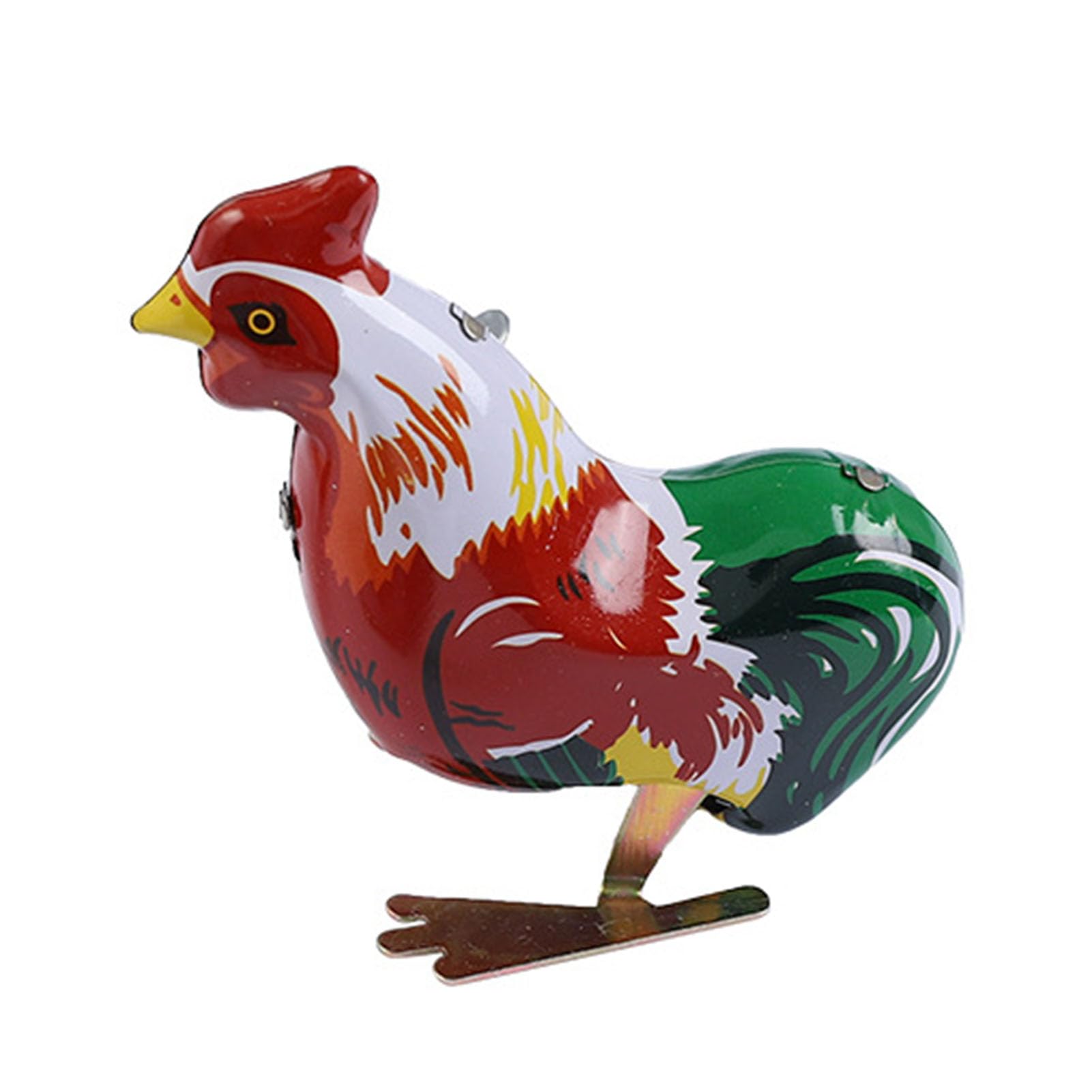 Muiltvoe Retro Rooster Toy, Cute Wind Up Toys, Clockwork Jumping Chicken Toy Hopping Rooster Toys