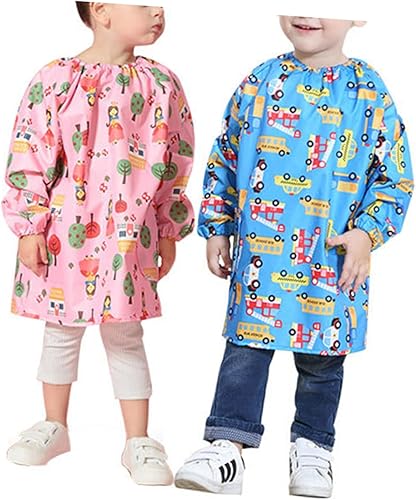 Miniatura 3 de DOITOOL 2pcs overoles delantales arte smock pintura delantal babero para