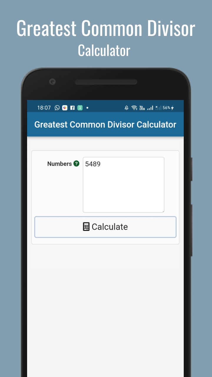 Greatest Common Divisor Calculator:Amazon.de:Appstore for Android
