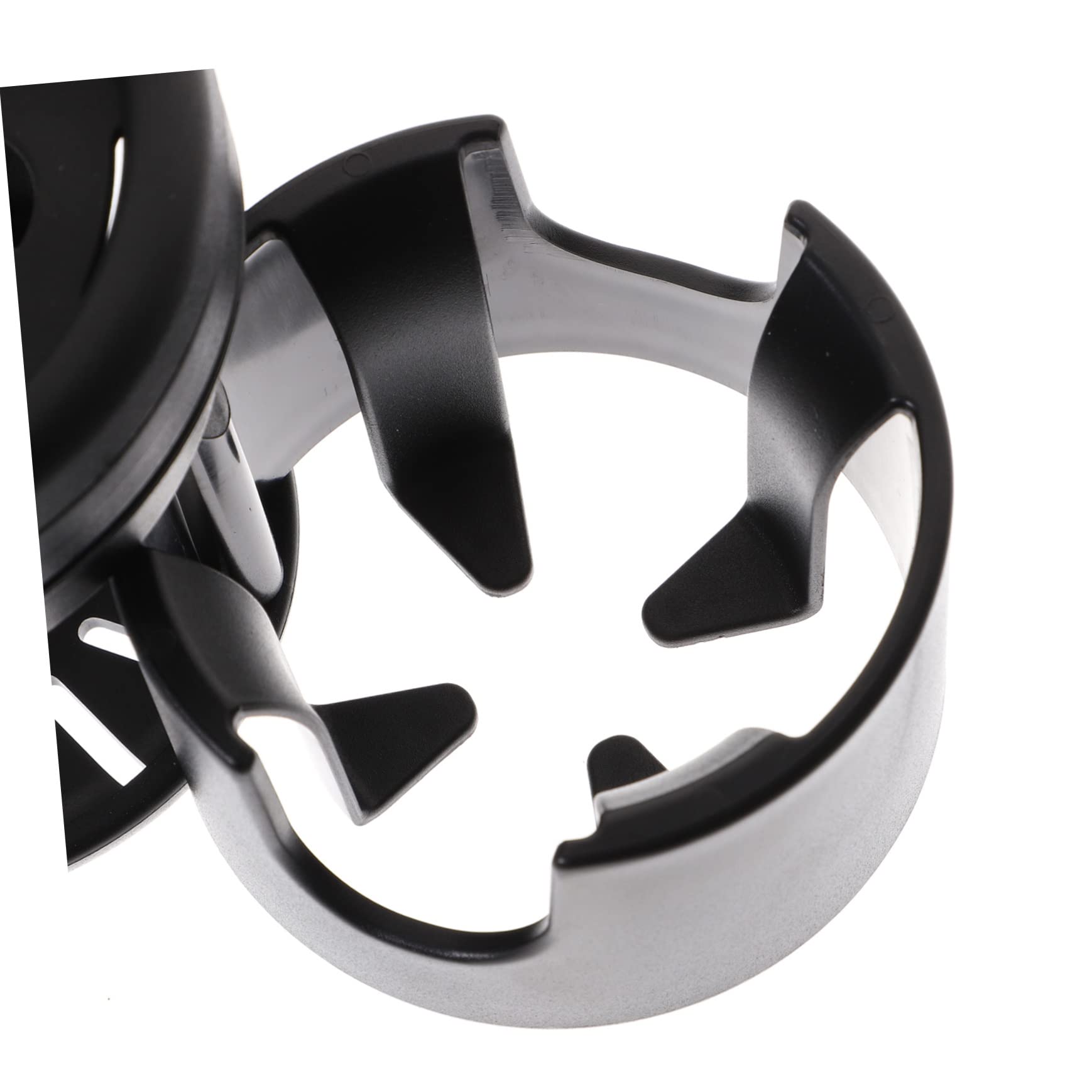 BESTonZON Portabiberon per Passeggino e Bicicletta, Porta Bicchiere Nero in Plastica e Metallo, Anticaduta per Parco e Scooter