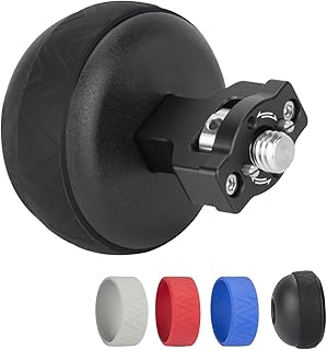 Nitze Ball Side Handle with 3/8†Screw and Detachable Locating Pins for Camera Cage and Monitor Cage, ARRI Locating Side Handle with Different Colored Rubber Rings - PA33E